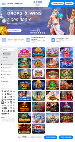la aplicación e interfaz de GRATORAMA CASINO